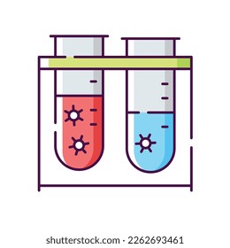 A art of a covid-19 vaccine vector illustration isolated on white background
