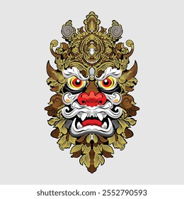 arte artesanato barong máscara de bali