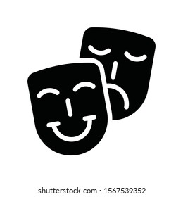 art and craft related face mask vector in solid style  