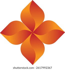 the art of creative floral design logo orange and yellow floral logo 