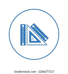Art creative geometry scale icon | Circle version icon |
