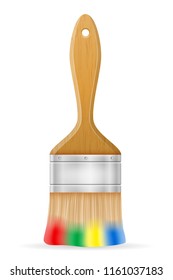 art creative paint brush concept vector illustration isolated on background