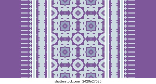 Art of Cross Stitch seamless pattern embroidery, decorative, fabric, background, design, decoration, vintage, traditional, textile, ornament, ethnic, texture, vector, retro, abstracts