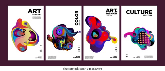 Art, Culture, and Fashion Colorful Illustration Poster. Abstract Illustration for festival, exhibition, event, website, landing page, promotion, flyer, digital and print.
