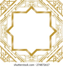 art deco abstract background