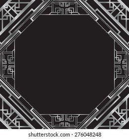 art deco abstract background