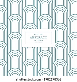 Art deco background. Abstract geometrical pattern. Seamless curve background.