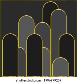 Art deco background pattern,art deco layouts, multiple layouts,art deco frame
