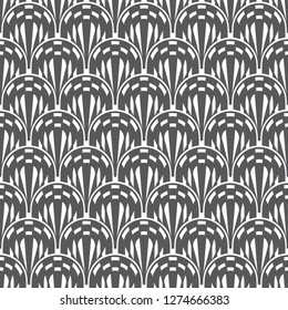 Art Deco Batik Seamless Pattern Decorative Background