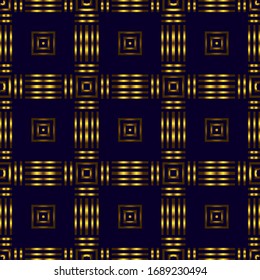 Art deco black and gold color pattern