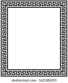 Art Deco Black Ornamental Decorative Frame Stock Vector (Royalty Free ...