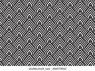 art deco black and white texture.geometric pattern.