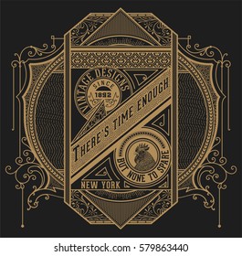 Art deco card