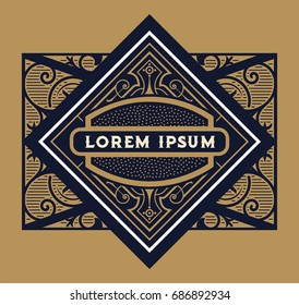 Art deco card