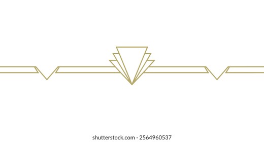 art deco divider. art deco border. 