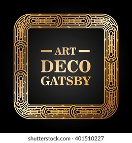 art deco element gatsby design 