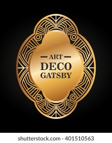 art deco element gatsby design 