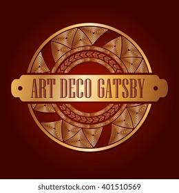 art deco element gatsby design 