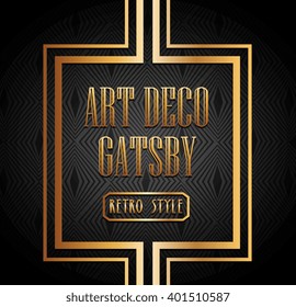 art deco element gatsby design 