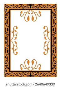 Art Deco Enduring Ornamental Frame Decorative Vector