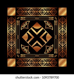 art deco floral cover frame victorian retro style