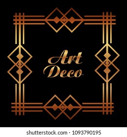 art deco floral cover frame victorian retro style