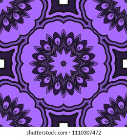 Art deco floral pattern of geometric elements. seamless pattern. Vector illustration. design for printing, presentation, textile industry
