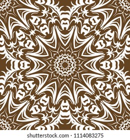 Art deco floral pattern of geometric elements. seamless pattern. Vector illustration. design for printing, presentation, textile modern industry.
