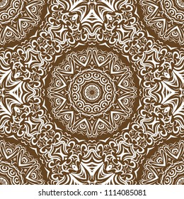 Art deco floral pattern of geometric elements. seamless pattern. Vector illustration. design for printing, presentation, textile symbol industry