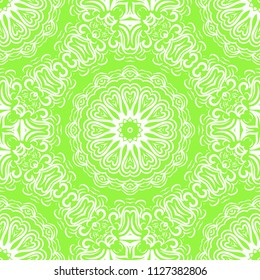 Art deco floral pattern of geometric elements. seamless pattern. Vector illustration. design for printing, presentation, textile symbol industry