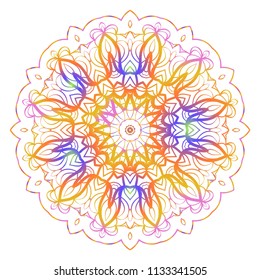 Art deco floral pattern of geometric elements. seamless pattern. Vector illustration. design for printing, presentation, textile industry