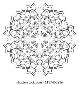 Art deco floral pattern of geometric elements. seamless pattern. Vector illustration. design for printing, presentation, textile industry