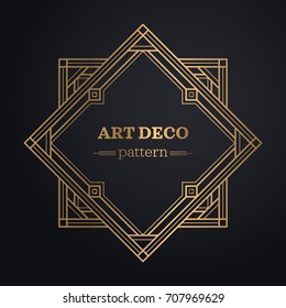 Art Deco Frame Background