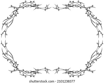 Art deco frame with swirls. Art Nouveau linear border. Design a template for invitations, leaflets and greeting cards. Geometric golden frame. The style of the 1920s - 1930s. Vector illustration