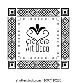 art deco frames and borders