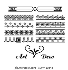 art deco frames and borders
