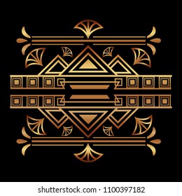 art deco frames and borders