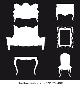 Art deco furniture set