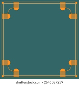 Art Deco Gatsby text frame