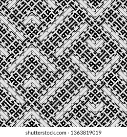 Art deco geometric abstract seamless pattern vector illustration