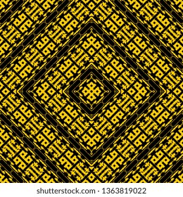Art deco geometric abstract seamless pattern vector illustration