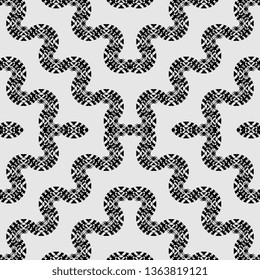 Art deco geometric abstract seamless pattern vector illustration