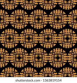 Art deco geometric abstract seamless pattern vector illustration