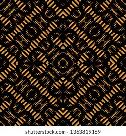 Art deco geometric abstract seamless pattern vector illustration