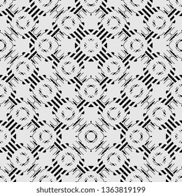Art deco geometric abstract seamless pattern vector illustration