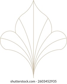 Art Deco Geometric Design Element