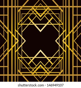 Art deco geometric pattern (1920's style) 