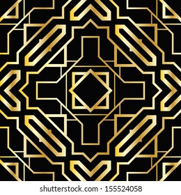 Art deco geometric pattern (1920's style)