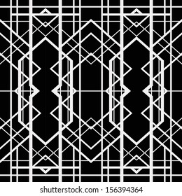 Art deco geometric pattern (1920's style) 
