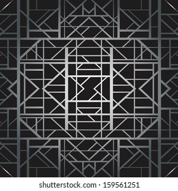 Art deco geometric pattern (1920's style) 